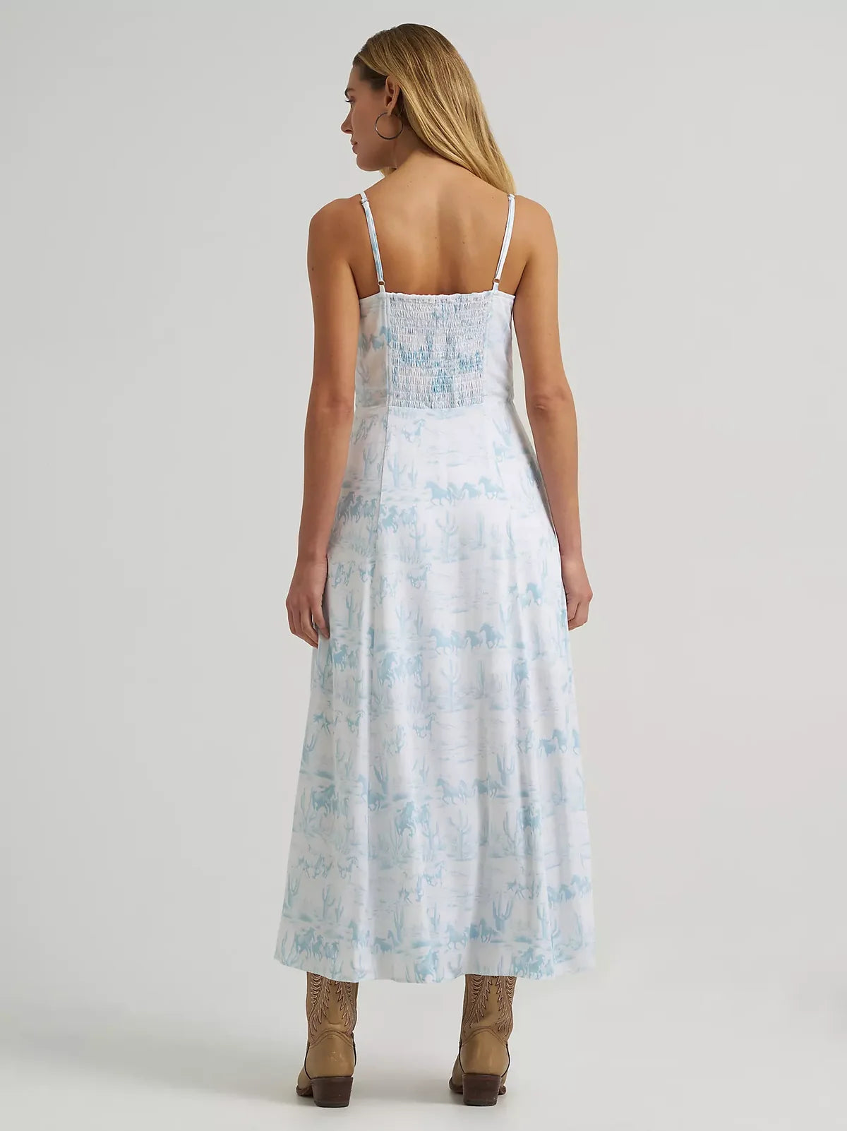 Women's Tank Maxi Dress in Country Toile