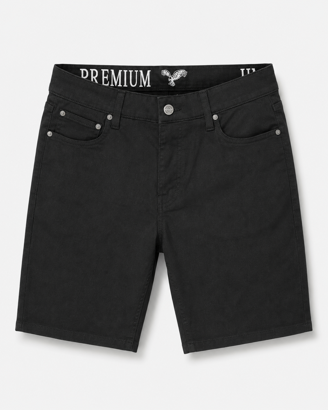 Men's Straight Woven Textured Shorts