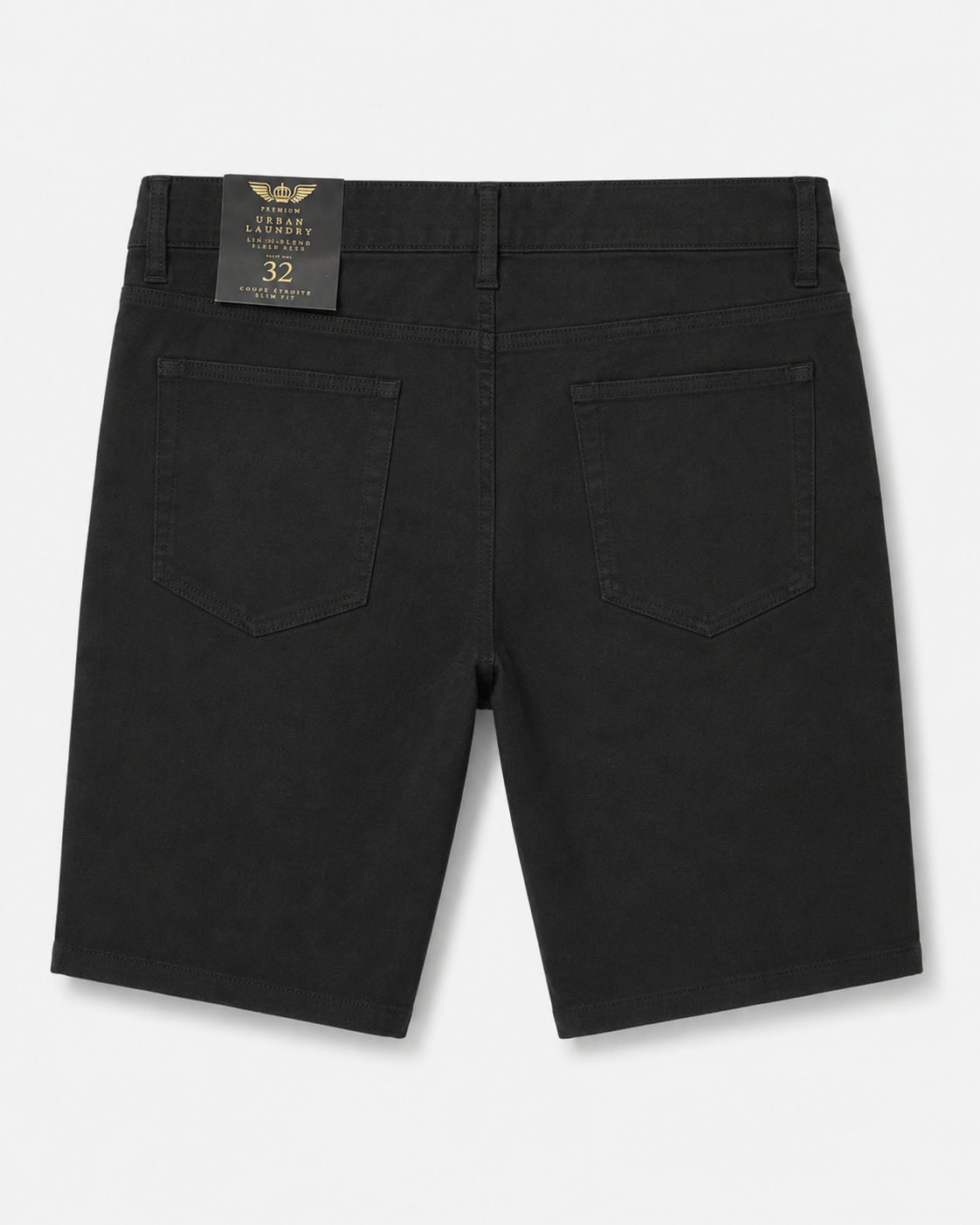Men's Straight Woven Textured Shorts