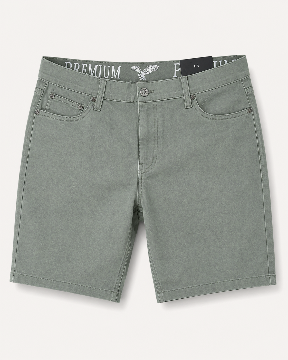 Men's Straight Woven Textured Shorts