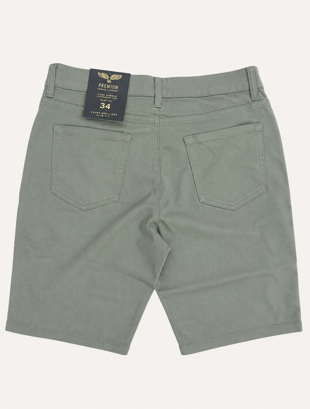 Men's Straight Woven Textured Shorts