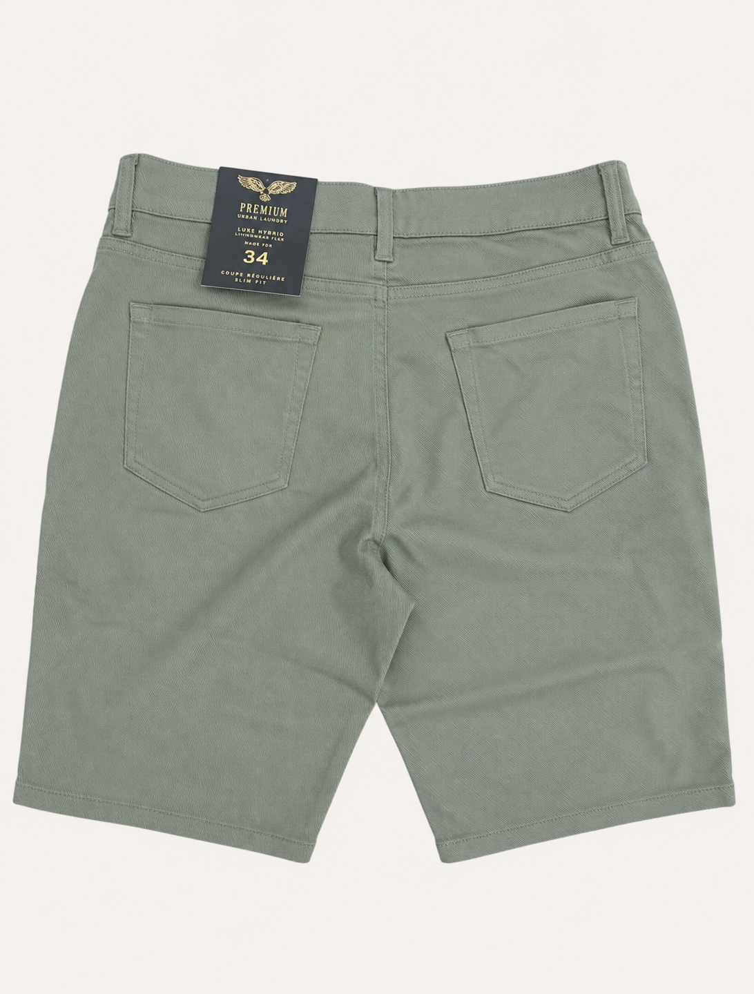 Men's Straight Woven Textured Shorts