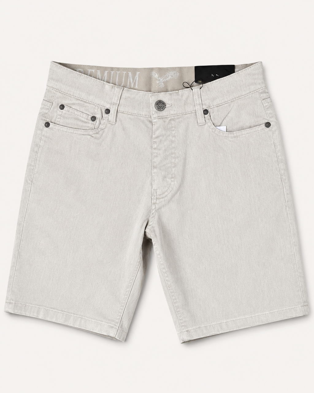 Men's Straight Woven Textured Shorts