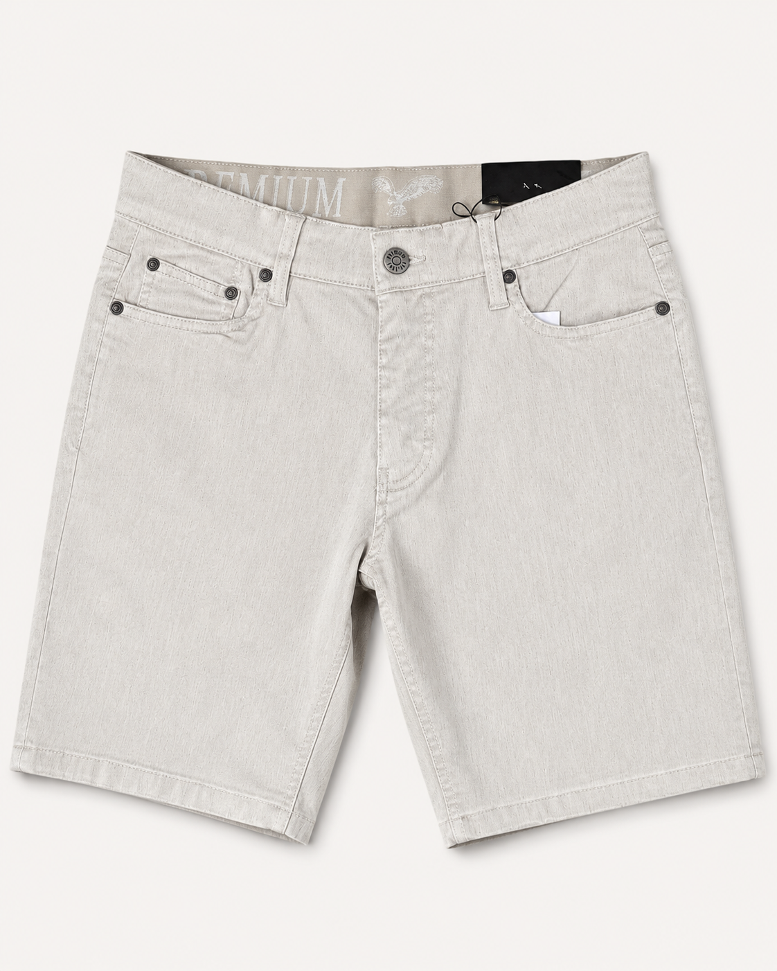 Men's Straight Woven Textured Shorts