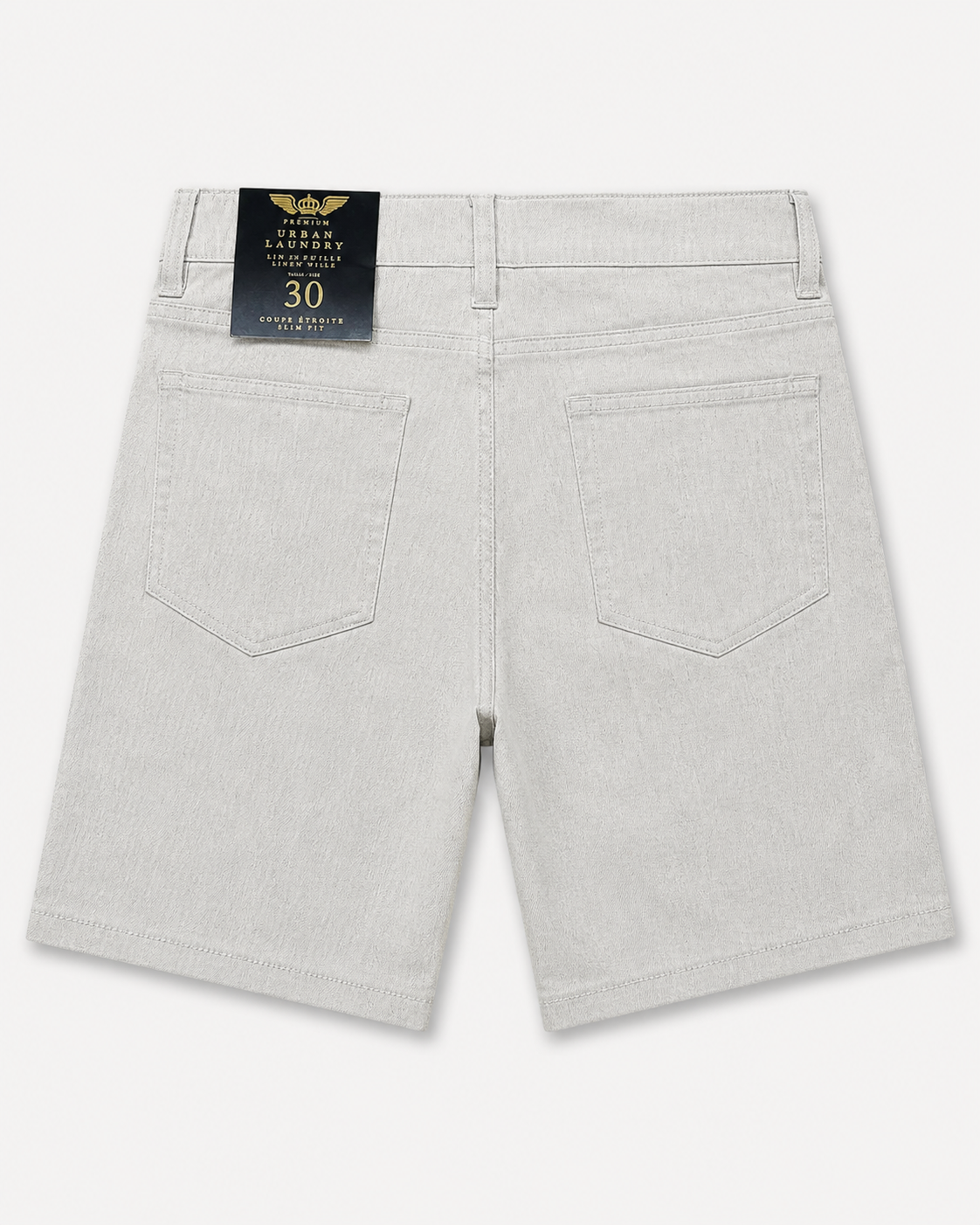 Men's Straight Woven Textured Shorts