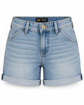 Classic Light Wash Denim Shorts