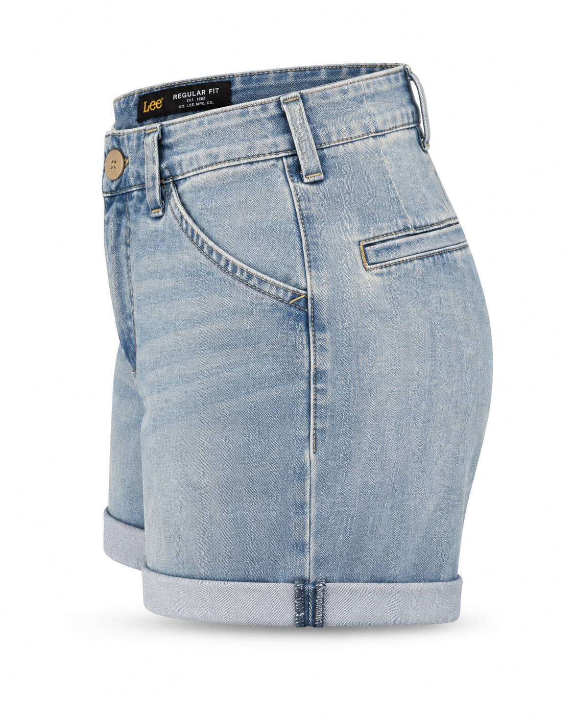 Classic Light Wash Denim Shorts