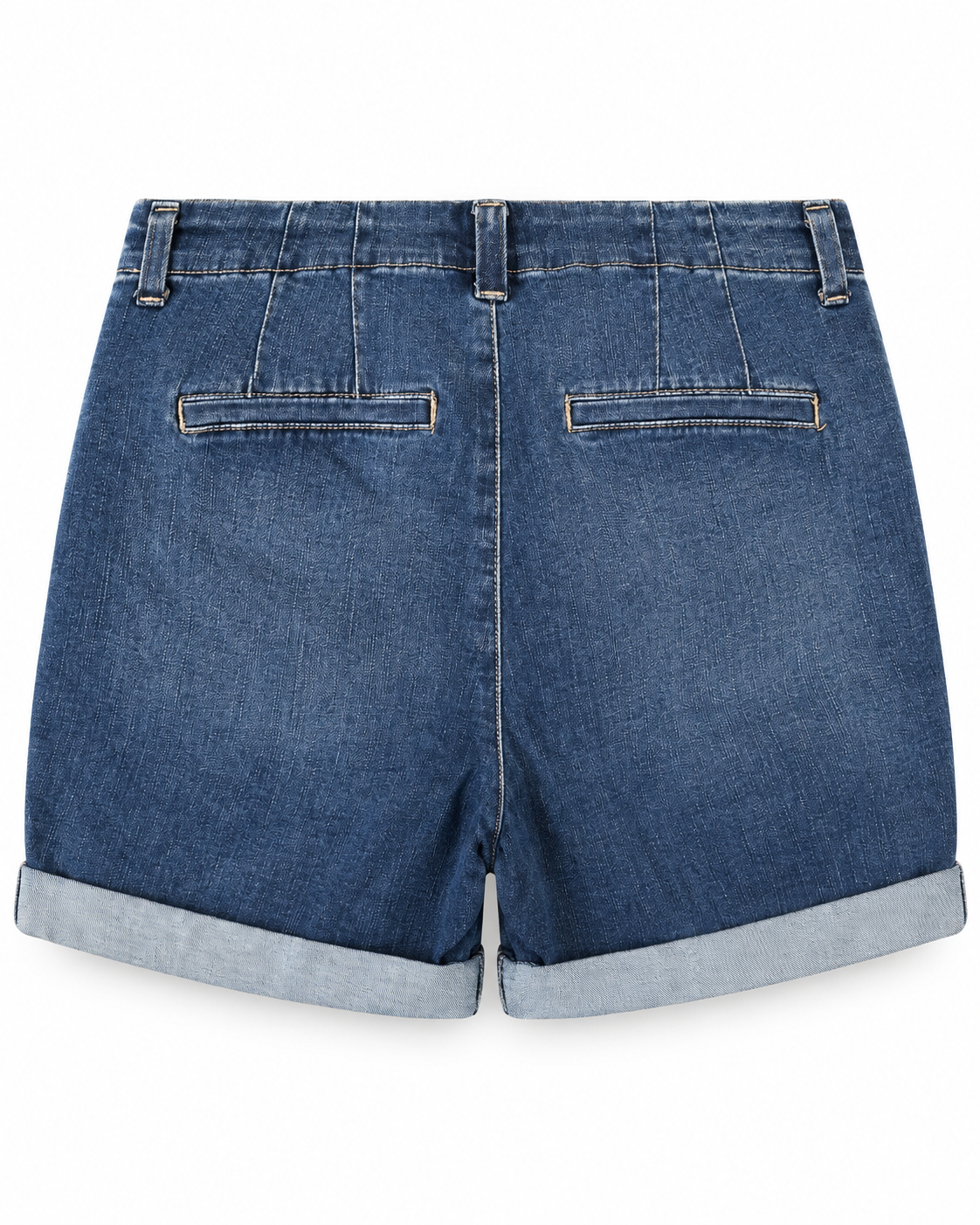 Regular Fit Denim Shorts – Dark Blue