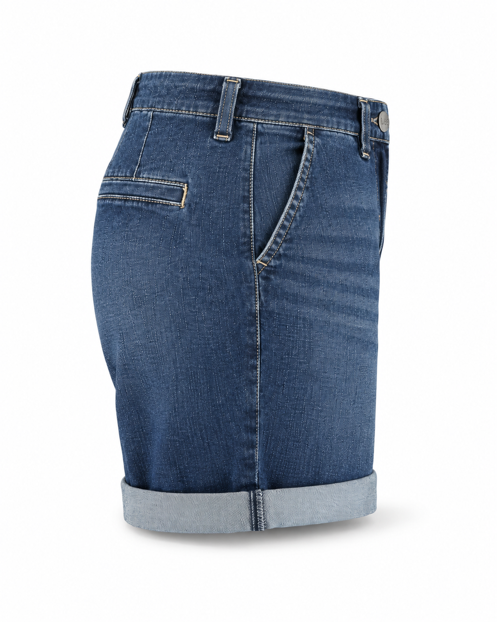 Regular Fit Denim Shorts – Dark Blue