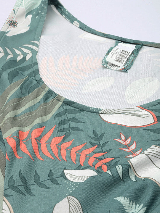 Tropical Print Tank Top