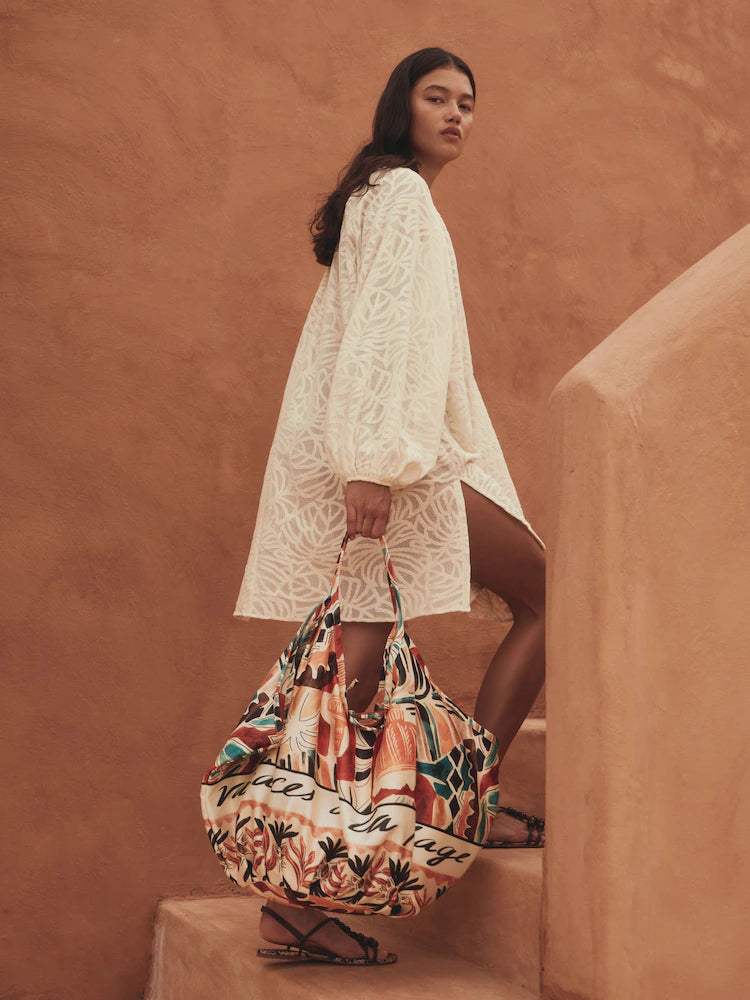 Cream Beach Kaftan